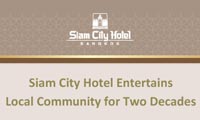 Siam City Entertains For Two Decades